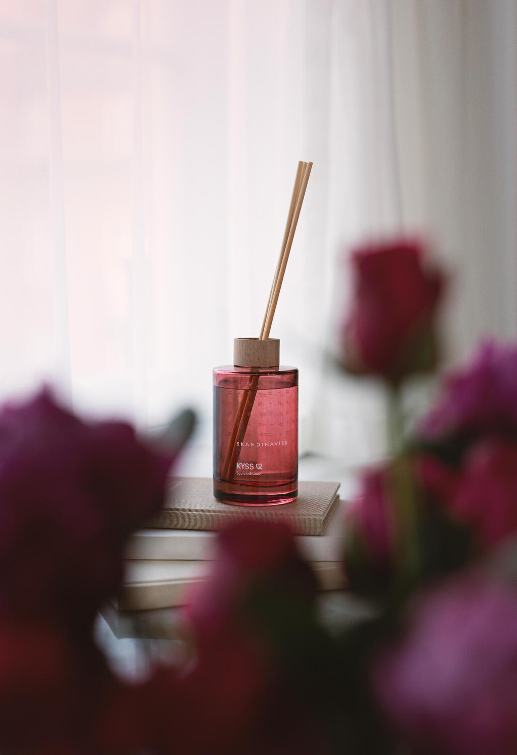 KYSS duftpinde, cherry red - 200ml